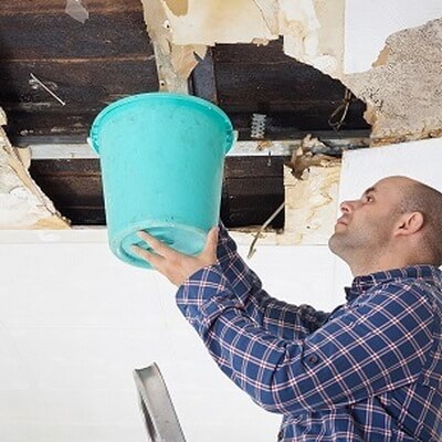 Home ceiling damaged